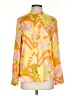 Zara Print Yellow Long Sleeve Blouse Size XS - photo 1