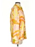 Zara Print Yellow Long Sleeve Blouse Size XS - photo 4