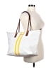 MICHAEL Michael Kors 100% Leather Stripes Gray Leather Tote One size - photo 2