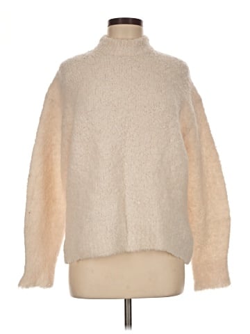 Madewell Wool-Alpaca Blend Boucl&eacute;-Knit Oversized Sweater (view 1)