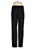 Pink Tartan Solid Black Wool Pants Size 0 - photo 2