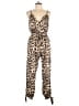Lulus 100% Polyester Tan Jumpsuit Size L - photo 1