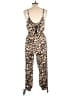 Lulus 100% Polyester Tan Jumpsuit Size L - photo 2