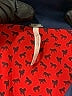Free People Hearts Red Long Sleeve Blouse Size M - photo 7
