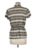 East5th 100% Polyester Brown Short Sleeve Blouse Size M - photo 2