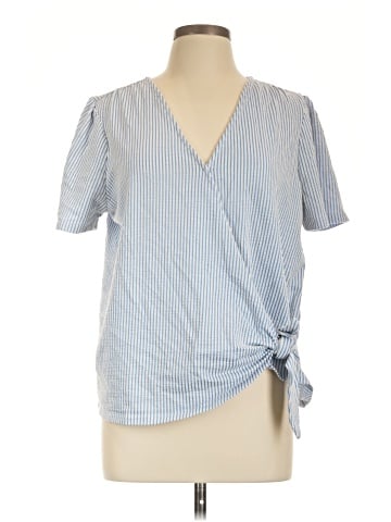 MICHAEL Michael Kors Short Sleeve Blouse (view 1)