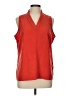 The Limited 100% Polyester Red Sleeveless Blouse Size L - photo 1