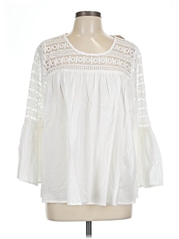 Young Essence 3/4 Sleeve Blouse (view 1)