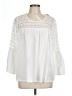 Young Essence White 3/4 Sleeve Blouse Size L - photo 1