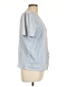 MICHAEL Michael Kors Blue Short Sleeve Blouse Size L - photo 4