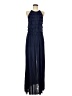 L'Agence 100% Silk Blue Cocktail Dress Size 6 - photo 1