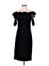 Xscape Solid Black Cocktail Dress Size 8 - photo 1