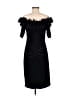 Xscape Solid Black Cocktail Dress Size 8 - photo 2