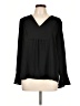 Calvin Klein Black Long Sleeve Blouse Size L - photo 1