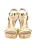 Stuart Weitzman Gold Wedges Size 7 1/2 - photo 2
