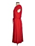 Ann Taylor Solid Red Casual Dress Size 4 - photo 5