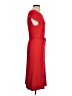 Ann Taylor Solid Red Casual Dress Size 4 - photo 4