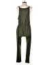 Papaya Solid Green Jumpsuit Size M - photo 2
