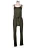 Papaya Solid Green Jumpsuit Size M - photo 1