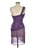 Xscape 100% Polyester Solid Purple Cocktail Dress Size 6 - photo 2