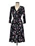 Leota Paisley Black Casual Dress Size M - photo 1