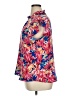 Morgan Taylor 100% Polyester Floral Pink Short Sleeve Blouse Size 1X - photo 5