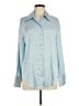 Cupcakes & Cashmere Blue Long Sleeve Button-Down Shirt Size M - photo 1