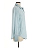 Cupcakes & Cashmere Blue Long Sleeve Button-Down Shirt Size M - photo 4
