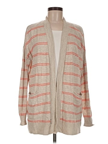 Madewell Bradley Cardigan Sweater in Textured Stripe (view 1)