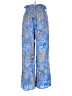Olivaceous Paisley Blue Casual Pants Size S - photo 2