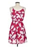 Lush 100% Polyester Hearts Red Casual Dress Size M - photo 2