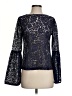 Gracia Blue Long Sleeve Blouse Size S - photo 1