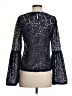Gracia Blue Long Sleeve Blouse Size S - photo 2