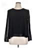 Socialite 100% Polyester Black Long Sleeve Blouse Size XL - photo 1