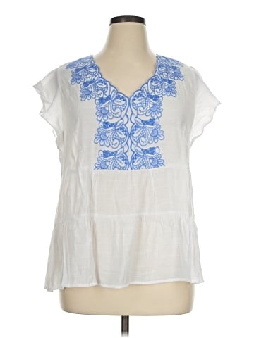 Cato Short Sleeve Blouse (view 1)