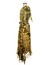 Olivaceous 100% Polyester Yellow Casual Dress Size S - photo 5