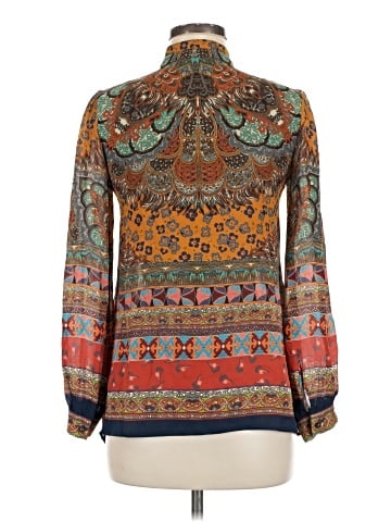 ETRO Long Sleeve Silk Top (view 2)