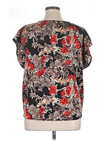 Ann Taylor Factory Short Sleeve Blouse (view 2)