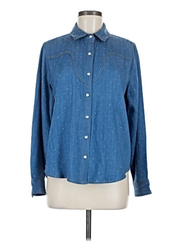 Velvet Heart Long Sleeve Button-Down Shirt (view 1)