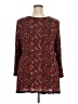 Ellen Tracy Red 3/4 Sleeve Blouse Size 2X - photo 2