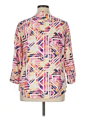 JM Collection 3/4 Sleeve Blouse (view 2)