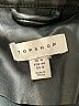 Topshop 100% Polyurethane Black Raincoat Size 12 - photo 6