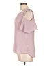Chadwicks 100% Polyester Pink Short Sleeve Blouse Size L - photo 5