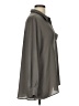 Pleione 100% Polyester Gray Long Sleeve Blouse Size L - photo 4