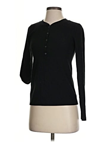 Ann Taylor LOFT Long Sleeve Henley (view 1)