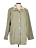 Fleet Street 100% Polyester Green Trenchcoat Size L - photo 1