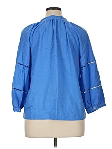 Ann Taylor LOFT 3/4 Sleeve Blouse (view 2)