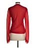 Proenza Schouler 100% Polyester Red Long Sleeve Top Size S - photo 2