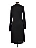 MNG Solid Black Casual Dress Size 8 - photo 2