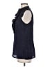 Gap 100% Silk Blue Sleeveless Blouse Size M - photo 5